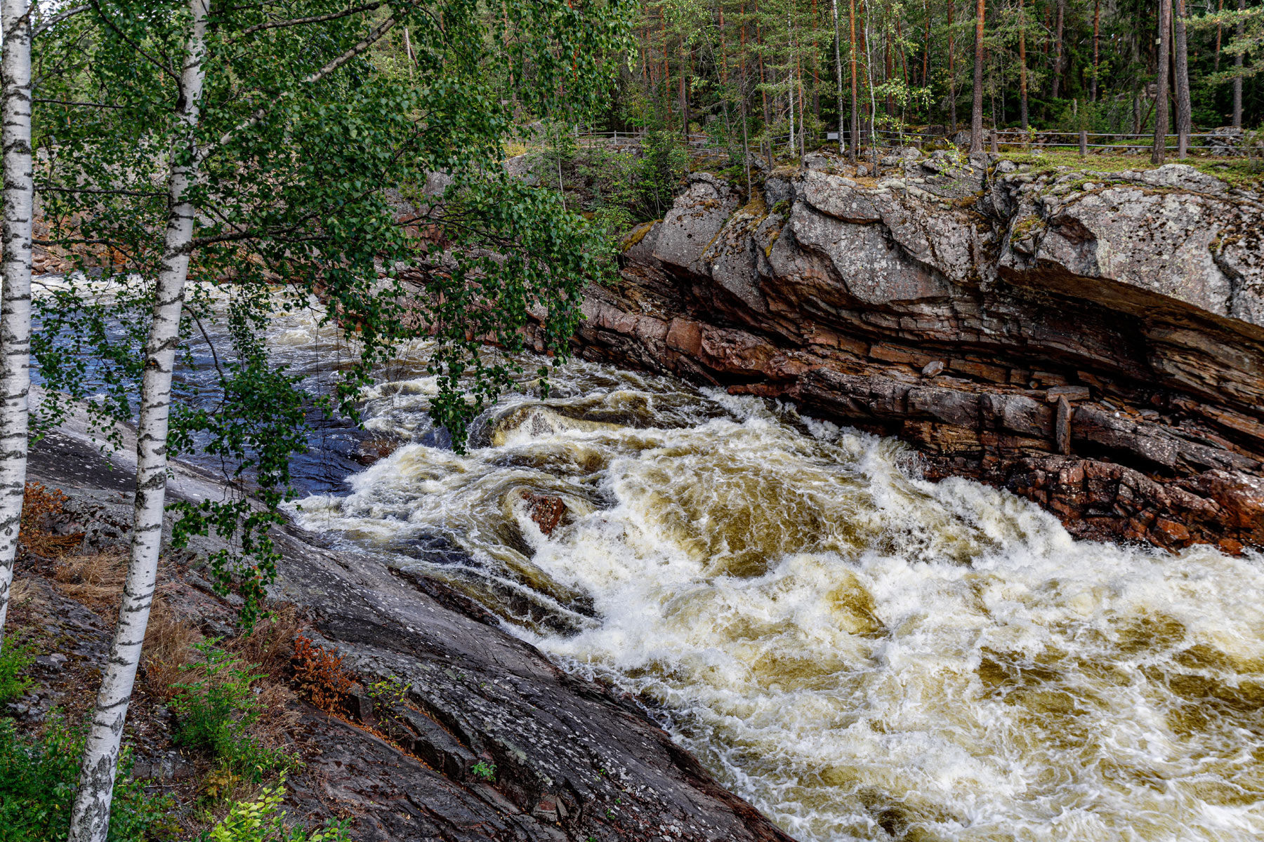 Imatra Rapids, Vuoksi River. Imatrankoski